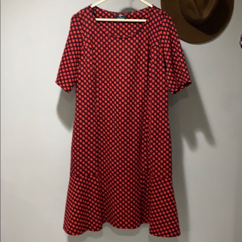 Vintage Style Red Polka Dot Dress